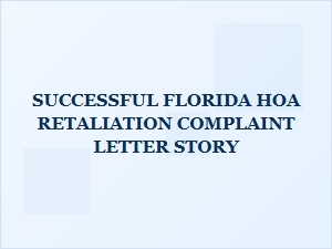 Retaliation Complaint Win for Florida Hoa