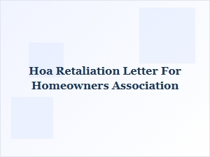 How to Write an Effective Hoa Response Letter