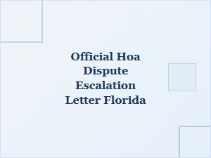 How to Escalate an Hoa Dispute in Florida